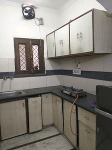 Kitchen Image of 450 Sq.ft 1 BHK Builder Floor for rent in Shalimar Bagh New Delhi for Rs. 16000