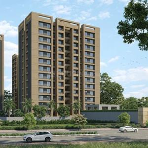 Image of 1715 Sq.ft 3 BHK Apartment / Flat for sale in Park Side, Althan, Surat for Rs. 7800000