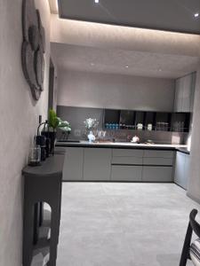 Kitchen Image of 1800 Sq.ft 3 BHK Apartment / Flat for sale in Vaishno Devi Circle Ahmedabad for Rs. 7600000