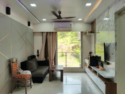 Living Room Image of 900 Sq.ft 2 BHK Apartment / Flat for sale in Sanghvi Valley, Kalwa Thane for Rs. 11000000