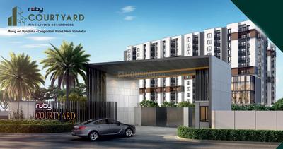 Image of 1378 Sq.ft 3 BHK Apartment / Flat for sale in Ruby Courtyard, Padappai, Chennai for Rs. 8442238