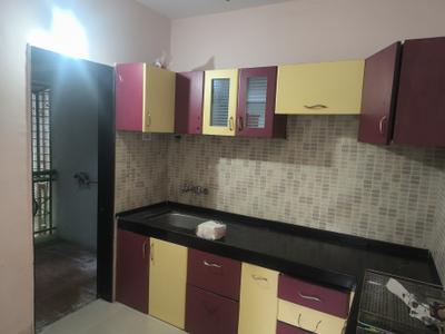 Kitchen Image of 1000 Sq.ft 2 BHK Apartment / Flat for rent in Satyam Shivam Sundaram, Hadapsar Pune for Rs. 19000