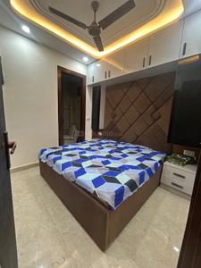 Bedroom Image of 600 Sq.ft 2 BHK Builder Floor for rent in Matiala New Delhi for Rs. 18500