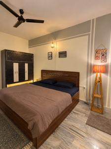 Bedroom Image of 950 Sq.ft 2 BHK Apartment / Flat for rent in Satyansh Trilok Apartments, Shamsabad Agra for Rs. 12000