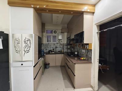 Kitchen Image of 1450 Sq.ft 3 BHK Apartment / Flat for rent in Meenal Balmukanda Residency, Raj Nagar Extension Ghaziabad for Rs. 28000