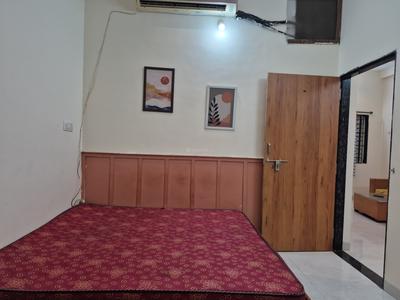 Bedroom Image of 400 Sq.ft 1 BHK Builder Floor for rent in Mahalakshmi Nagar Indore for Rs. 16500