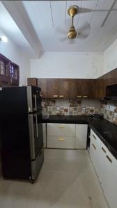Kitchen Image of 1080 Sq.ft 3 BHK Builder Floor for rent in Sector 15 Dwarka New Delhi for Rs. 27000