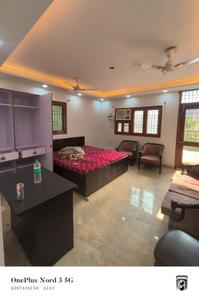Hall Image of 600 Sq.ft 1 RK Builder Floor for rent in Malviya Nagar New Delhi for Rs. 29000