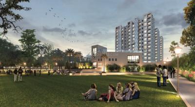 Image of 1150 Sq.ft 2 BHK Apartment / Flat for sale in Goel Ganga Newtown Phase 2, Dhanori, Pune for Rs. 9000000