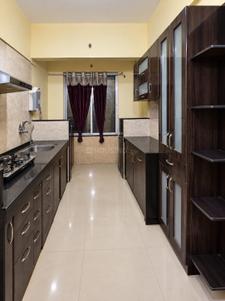 Kitchen Image of 980 Sq.ft 2 BHK Apartment / Flat for rent in Chandrarang Atlanta II Phase I, Hinjawadi Pune for Rs. 35000