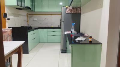 Kitchen Image of 1510 Sq.ft 3 BHK Apartment / Flat for rent in Adani Amogha, Shantigram Ahmedabad for Rs. 55000