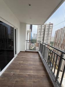 Balcony Image of 2020 Sq.ft 3 BHK Apartment / Flat for rent in Rajapushpa Provincia, Narsingi Hyderabad for Rs. 80000