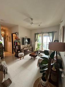 Living Room Image of 735 Sq.ft 2 BHK Apartment / Flat for rent in Lodha Amara, Kolshet Thane for Rs. 60000