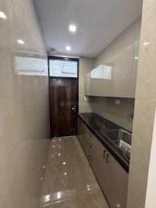 Kitchen Image of 400 Sq.ft 1 BHK Builder Floor for rent in Old Double Storey, Lajpat Nagar New Delhi for Rs. 27000