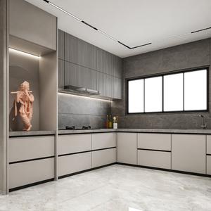 Kitchen Image of 1715 Sq.ft 3 BHK Apartment / Flat for sale in Althan Surat for Rs. 8100000