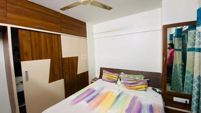 Bedroom Image of 1000 Sq.ft 2 BHK Apartment / Flat for rent in Bramha Skycity, Dhanori Pune for Rs. 35000
