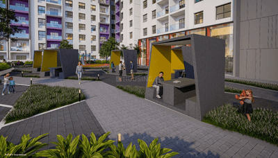 Image of 1500 Sq.ft 3 BHK Apartment / Flat for sale in Kohinoor Famville, Maan, Pune for Rs. 12400000