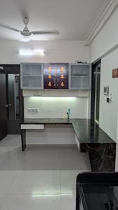 Kitchen Image of 801 Sq.ft 2 BHK Apartment / Flat for rent in Shree Venkatesh Graffiti Elite, Mundhwa Pune for Rs. 41000