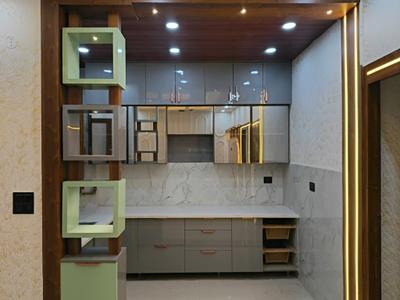 Kitchen Image of 1350 Sq.ft 3 BHK Builder Floor for sale in Indirapuram Ghaziabad for Rs. 13000000