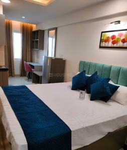 Bedroom Image of 560 Sq.ft 1 RK Apartment / Flat for rent in Okay Plus Venus, Karolan Ka Barh Jaipur for Rs. 19000