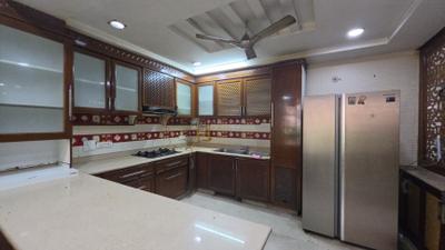 Kitchen Image of 1800 Sq.ft 3.5 BHK Builder Floor for rent in Freedom Fighters Enclave New Delhi for Rs. 75000