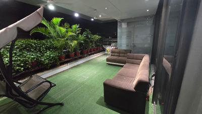 Balcony Image of 4200 Sq.ft 4 BHK Penthouse for sale in Enn Enn Florence, Vesu Surat for Rs. 35000000