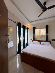 Bedroom Image of 350 Sq.ft 1 RK Builder Floor for rent in Marathahalli Bengaluru for Rs. 30000