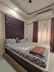 Bedroom Image of 850 Sq.ft 2 BHK Apartment / Flat for rent in Vedant Shree Gopinath Sublime, Kalwa Thane for Rs. 45000