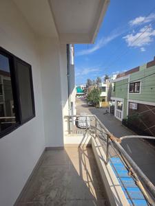 Balcony Image of 750 Sq.ft 1 BHK Builder Floor for rent in Rau Indore for Rs. 9500
