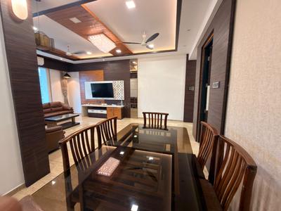 Living Room Image of 1750 Sq.ft 3 BHK Apartment / Flat for rent in Oswal Bella Vista, Thane West Thane for Rs. 80000
