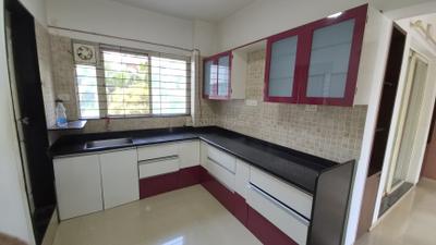 Kitchen Image of 1500 Sq.ft 3 BHK Apartment / Flat for rent in Venkateshwara Mirabel, Baner Pune for Rs. 50000