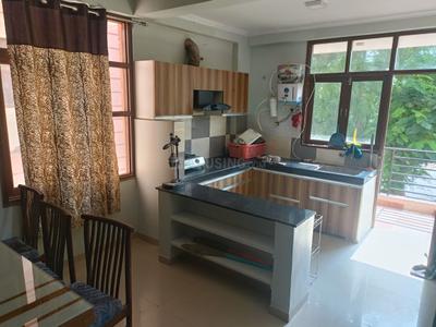 Kitchen Image of 1500 Sq.ft 3 BHK Apartment / Flat for rent in Arihant Vedang Heights, Sheopur Jaipur for Rs. 31000