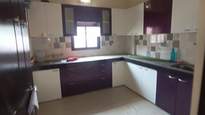 Kitchen Image of 1560 Sq.ft 3 BHK Apartment / Flat for rent in Shapearth Raaga, Shivpur Varanasi for Rs. 26000