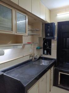 Kitchen Image of 550 Sq.ft 1 BHK Apartment / Flat for rent in Andheri West Mumbai for Rs. 55000
