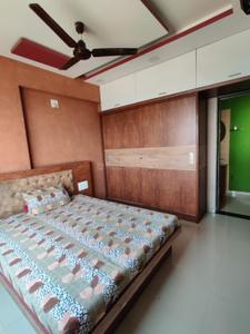Bedroom Image of 1200 Sq.ft 2 BHK Apartment / Flat for rent in Aroma Tirupati Aakruti Greenz, Chharodi Ahmedabad for Rs. 30000