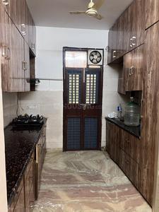 Kitchen Image of 1400 Sq.ft 3 BHK Builder Floor for rent in Janakpuri New Delhi for Rs. 55000