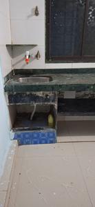 Kitchen Image of 605 Sq.ft 1 RK Independent House for rent in Airoli Navi Mumbai for Rs. 14000