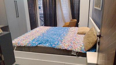 Bedroom Image of 1280 Sq.ft 2 BHK Apartment / Flat for rent in Skylark Maruti Tower, Kharghar Navi Mumbai for Rs. 50000