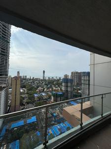 Balcony Image of 2500 Sq.ft 4 BHK Builder Floor for rent in Raheja Atlantis, Lower Parel Mumbai for Rs. 500000