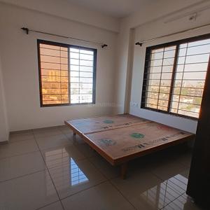 Bedroom Image of 727 Sq.ft 3 BHK Apartment / Flat for rent in Nirmaan One, New Gotri Vadodara for Rs. 22000