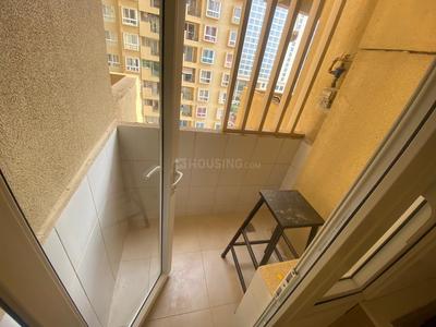 Balcony Image of 1210 Sq.ft 2 BHK Apartment / Flat for sale in Bhartiya Nikoo Homes Phase 2, Thanisandra Bengaluru for Rs. 13500000