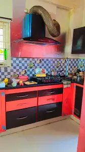 Kitchen Image of 1454 Sq.ft 3 BHK Apartment / Flat for rent in Lakshmi Ocean Greens, Duvvada Visakhapatnam for Rs. 20000