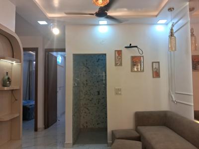 Living Room Image of 900 Sq.ft 3 BHK Builder Floor for rent in Dwarka Mor New Delhi for Rs. 32000