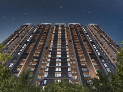 Image of 790 Sq.ft 2 BHK Apartment / Flat for sale in Topaz Towers, Charholi Budruk, Pune for Rs. 6300000
