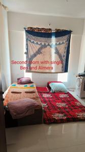 Bedroom Image of 800 Sq.ft 2 BHK Apartment / Flat for rent in Shree Nivasa Elevia Phase I, Mundhwa Pune for Rs. 36000