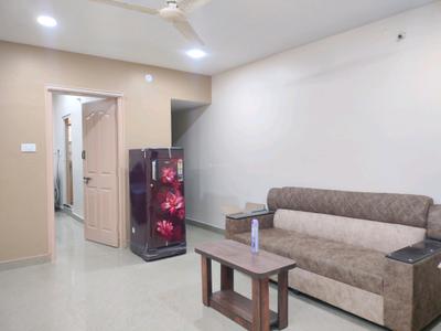 Living Room Image of 900 Sq.ft 1 BHK Apartment / Flat for rent in Koramangala Bengaluru for Rs. 32000