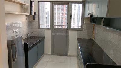 Kitchen Image of 1250 Sq.ft 2 BHK Apartment / Flat for rent in Adani Aster Phase 1, Vaishno Devi Circle Ahmedabad for Rs. 40000
