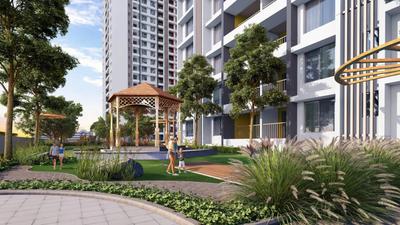 Image of 934 Sq.ft 2 BHK Apartment / Flat for sale in Goel Ganga Asmi Wing 2, Wakad, Pune for Rs. 9000000