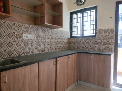 Kitchen Image of 510 Sq.ft 1 RK Apartment / Flat for rent in Kartik Nagar Bengaluru for Rs. 16000