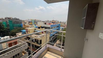 Balcony Image of 567 Sq.ft 1 BHK Apartment / Flat for rent in Mahadevapura Bengaluru for Rs. 22000
